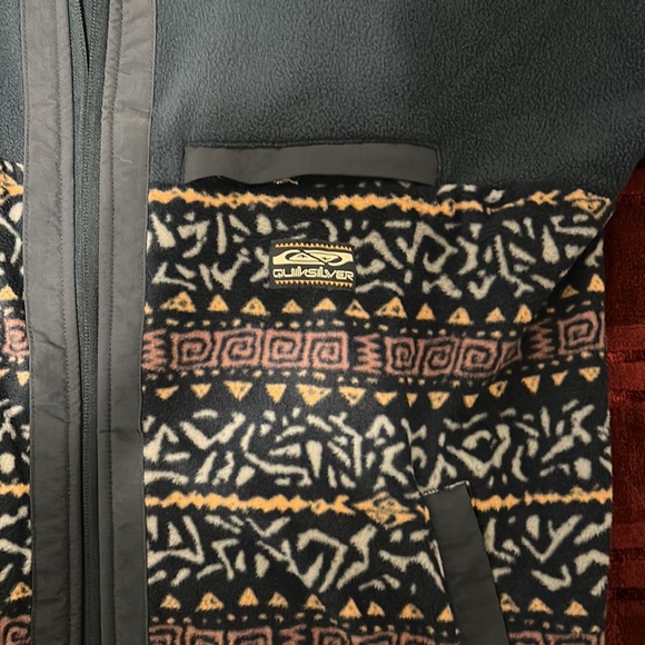 Quicksilver fleece zip up jacket - Picture 2 of 3